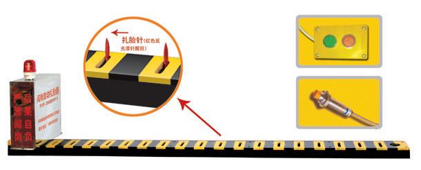 泰顺县V3嵌入式闯岗自动扎胎器/阻车器